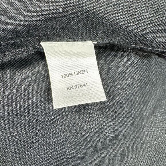 J. Jill Dress Women's Extra Small Black 100% Linen Sleeveless Scoop Neck - Picture 7 of 7